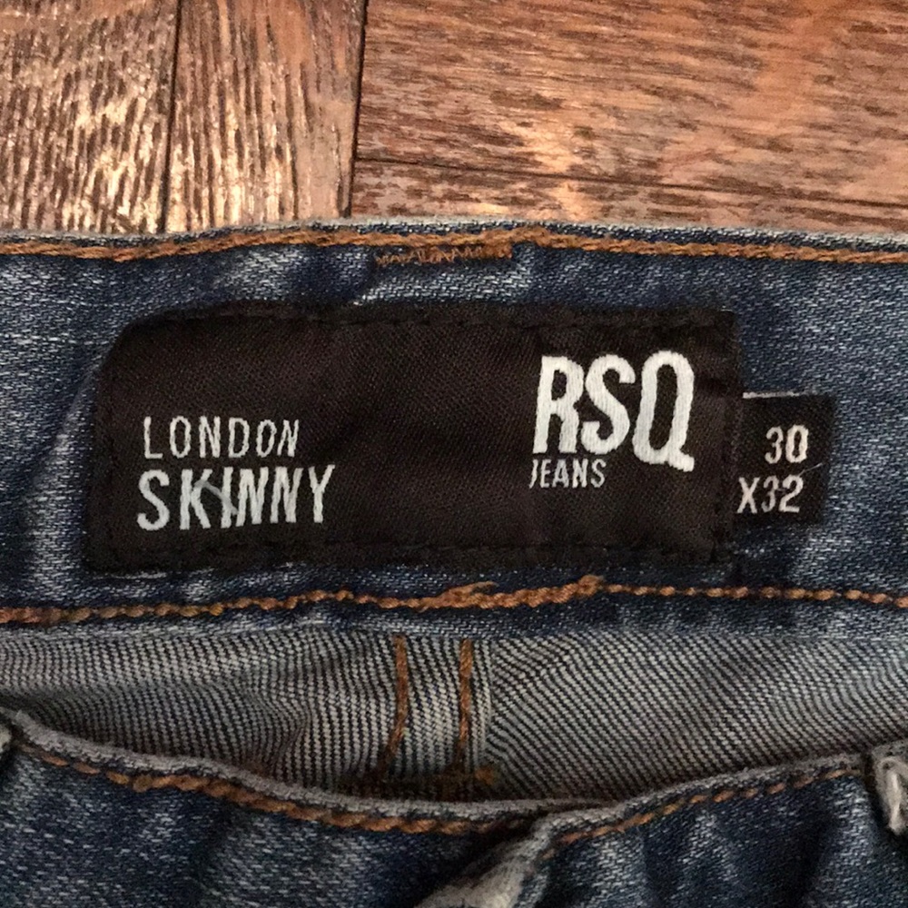 Men’s RSQ London Skinny Jeans- Size 30x32 - Picture 2 of 3
